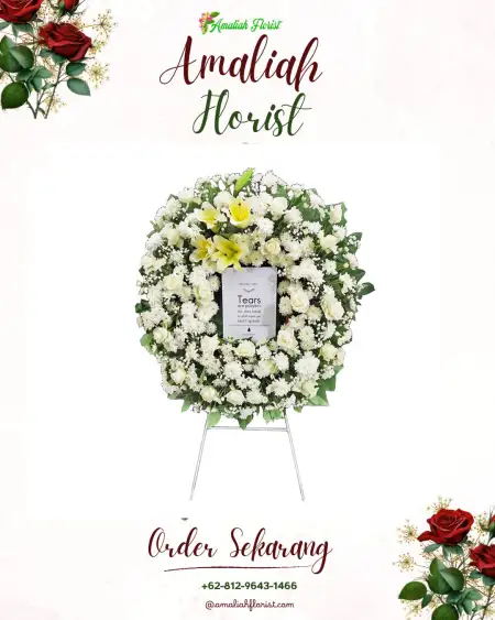 Krans Bunga Duka Sandaran